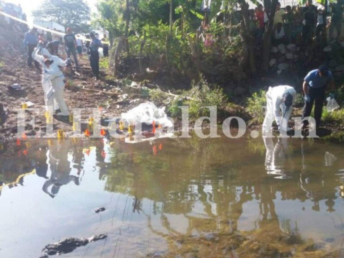 Encuentran muertos a dos hombres en quebrada de una aldea de Choluteca