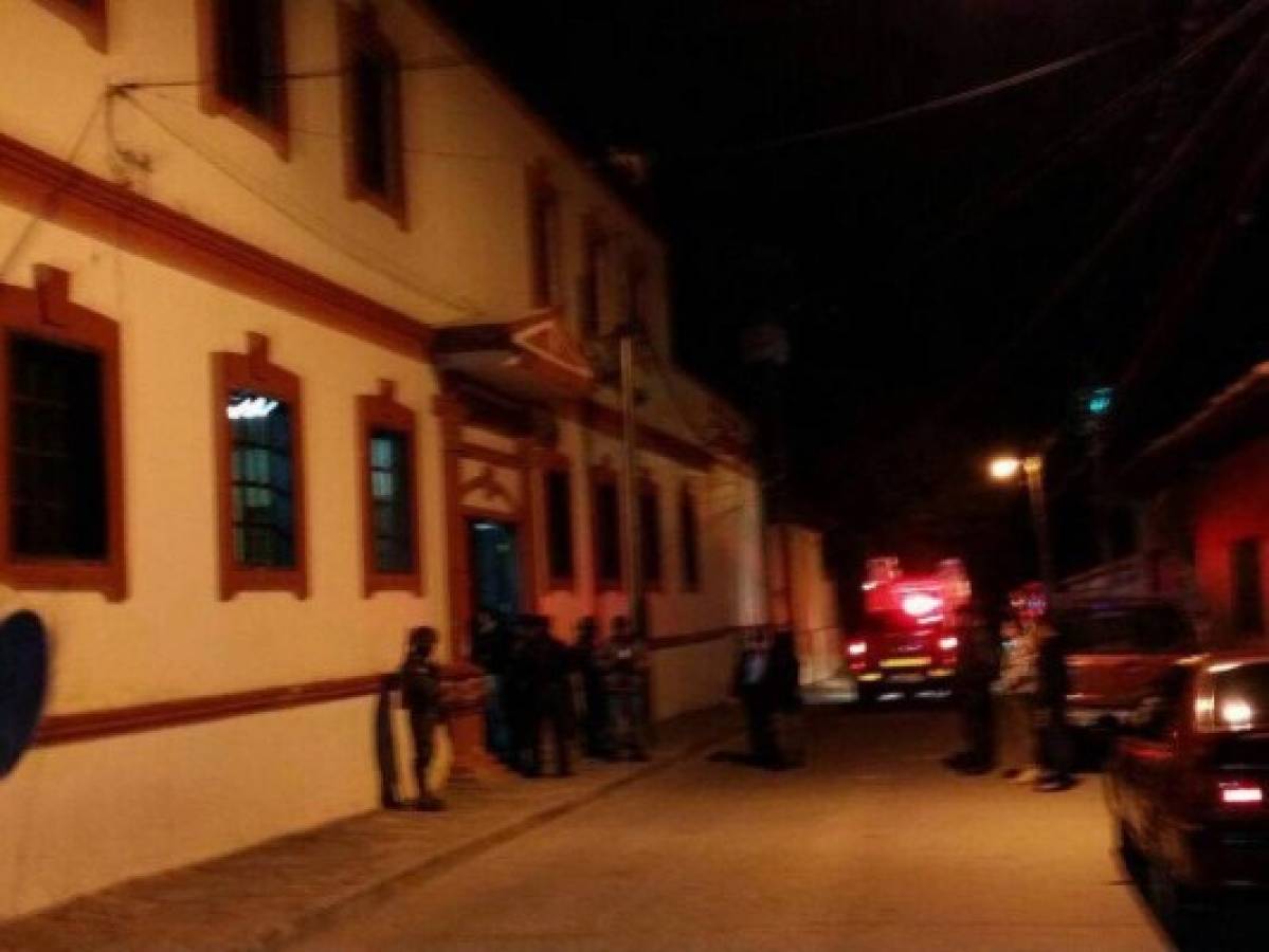 Incendio consume varios expedientes en los Juzgados de Comayagua