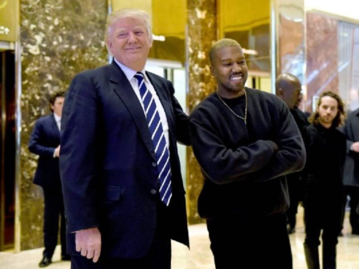 Kayne West, esposo de Kim Kardashian, declara su 'amor' por Donald Trump