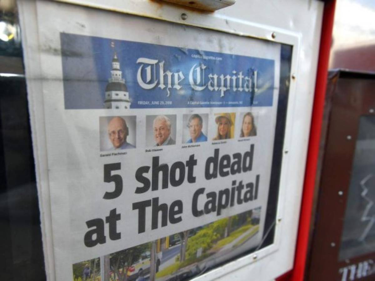 Capital Gazette: Diario que sufrió un tiroteo en Estados Unidos cubre su propia tragedia