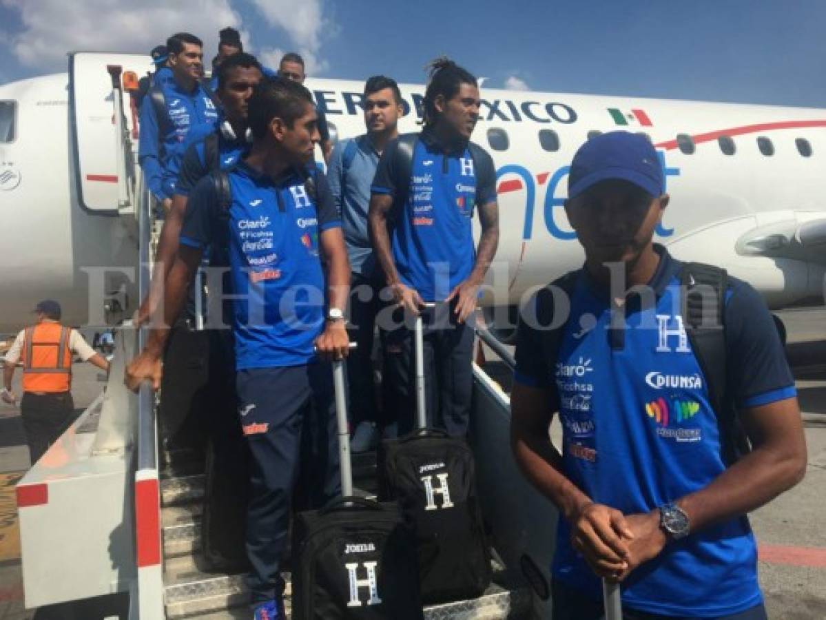 Selección de Honduras ya está en México para preparar duelo con el Tricolor