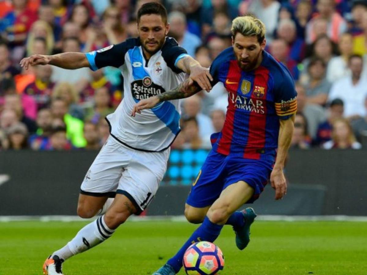 Messi vuelve y marca en goleada del Barça al Deportivo (4-0)