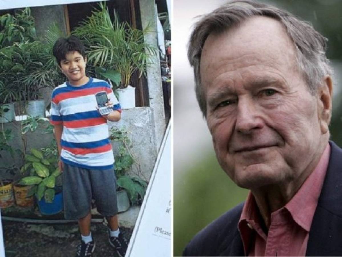 Cartas revelan que George H.W. Bush apadrinó en secreto a un niño filipino