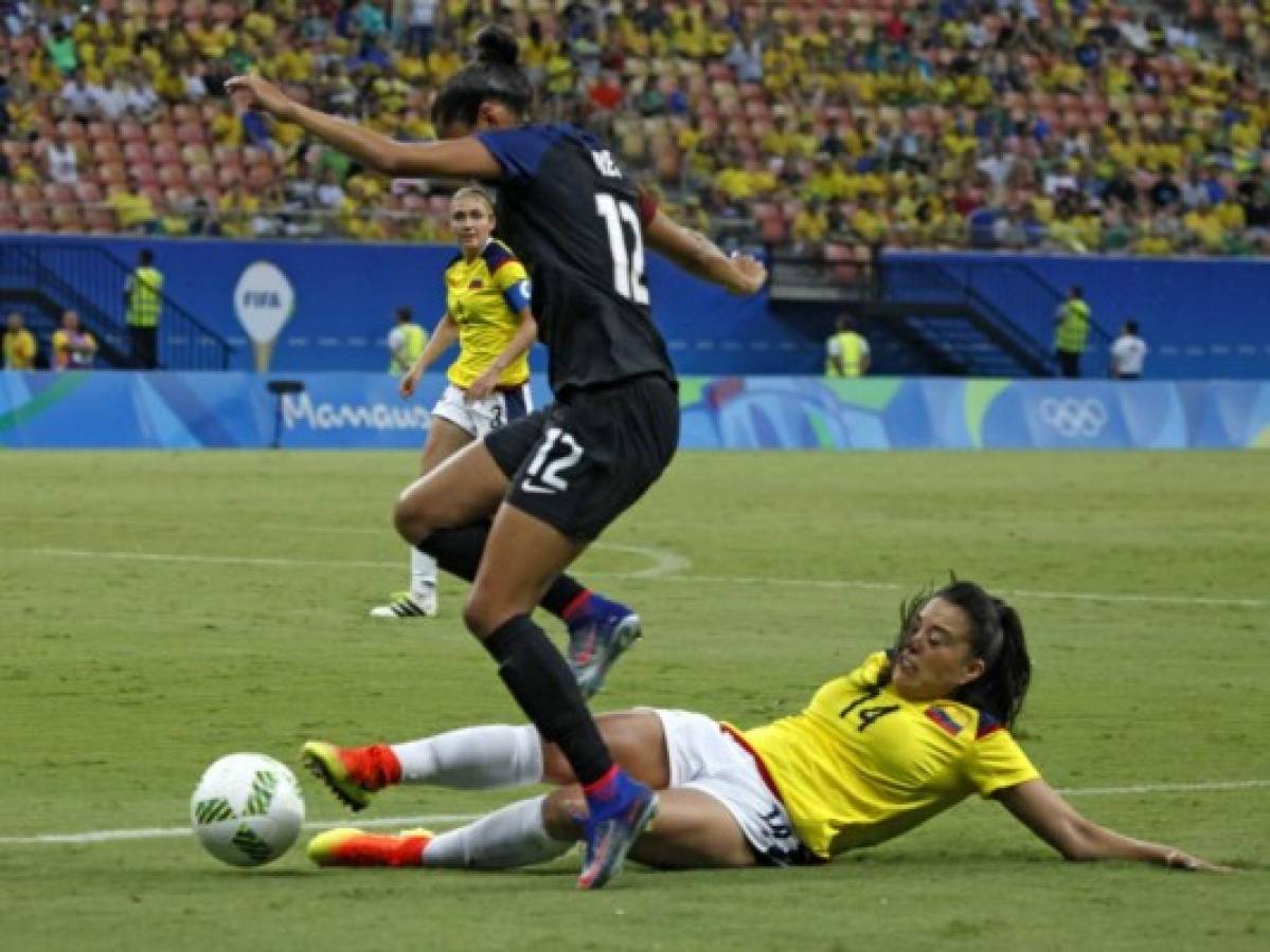 EEUU en cuartos de final como primera del Grupo G con empate 2-2 con Colombia