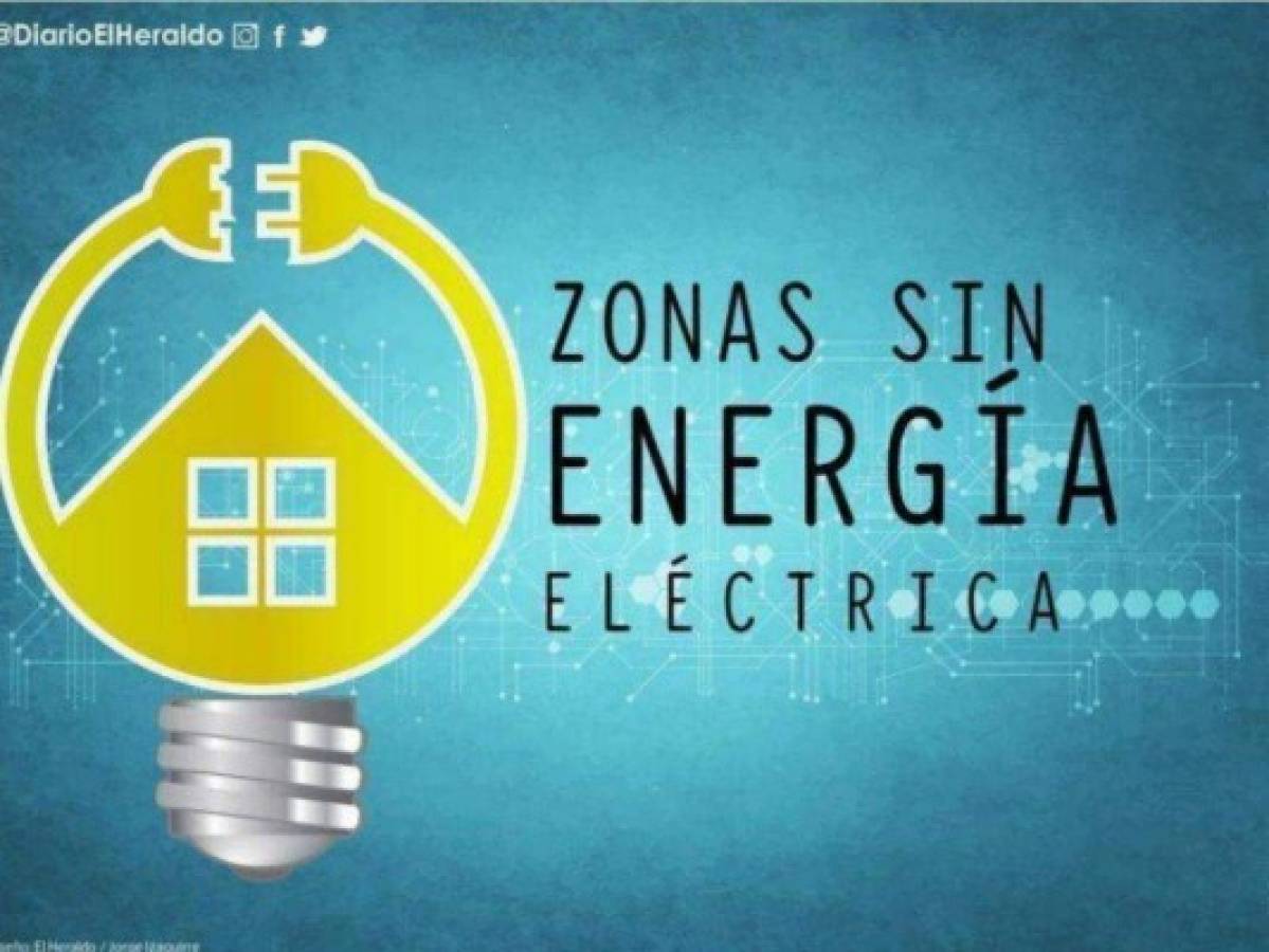 Zonas de Honduras que estarán sin electricidad este viernes 27 de agosto   