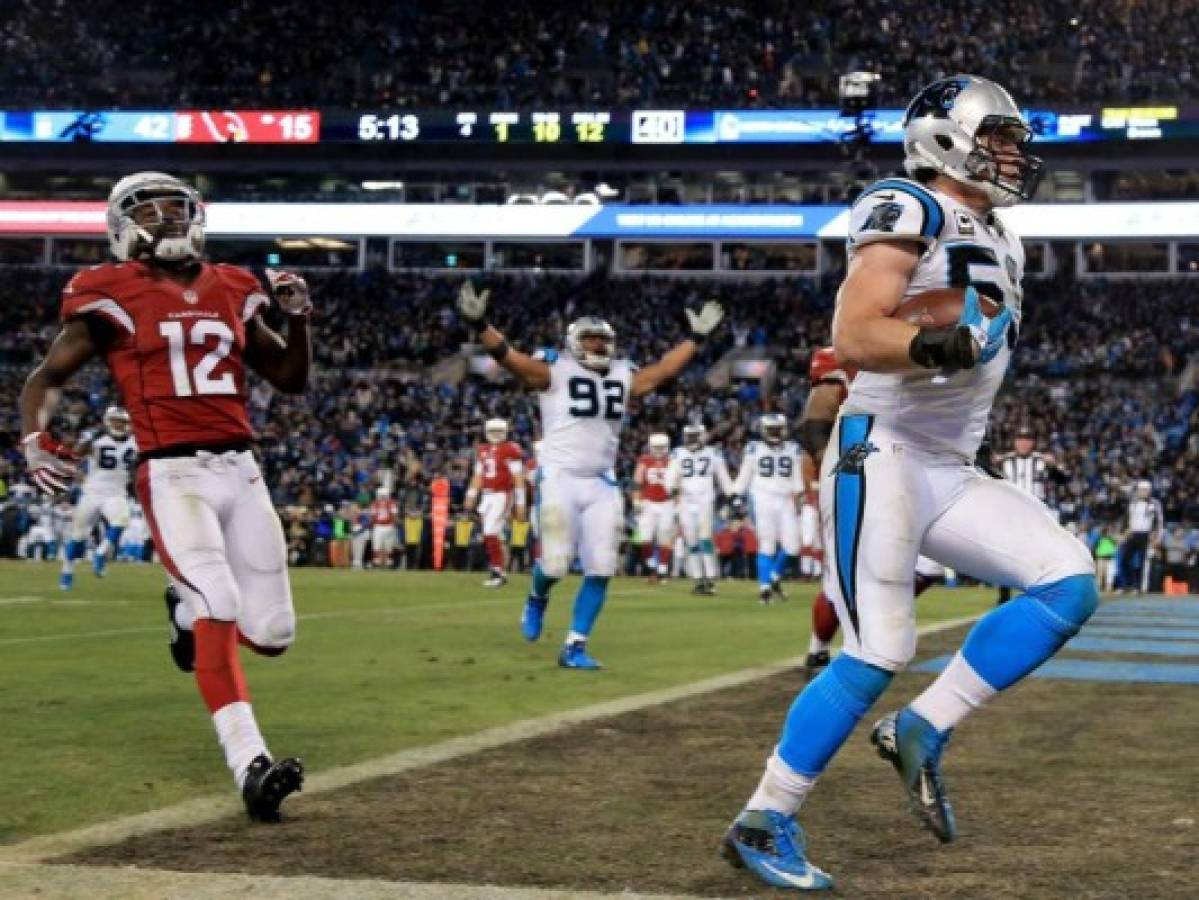 Newton y Panthers humillan a Cardinals y van al Super Bowl