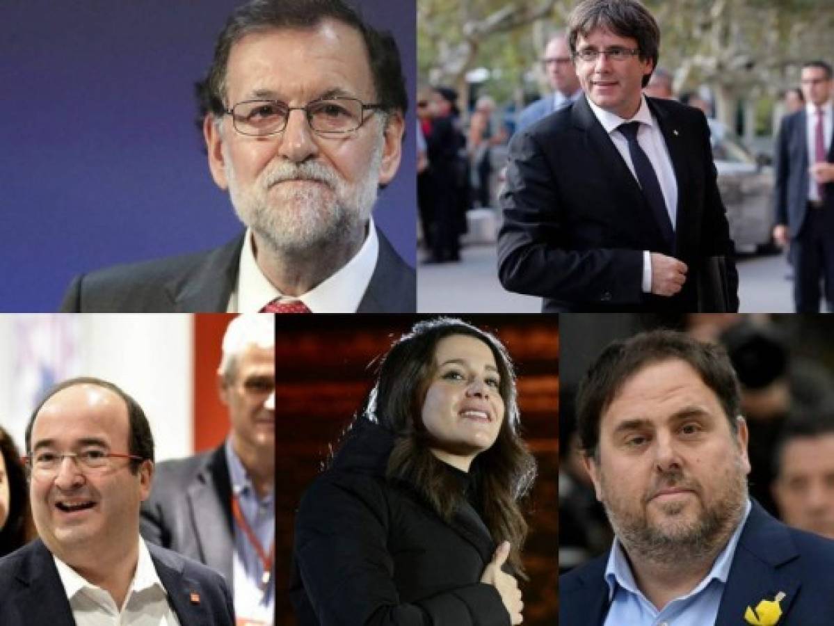 Estos son los candidatos en las elecciones regionales en Cataluña