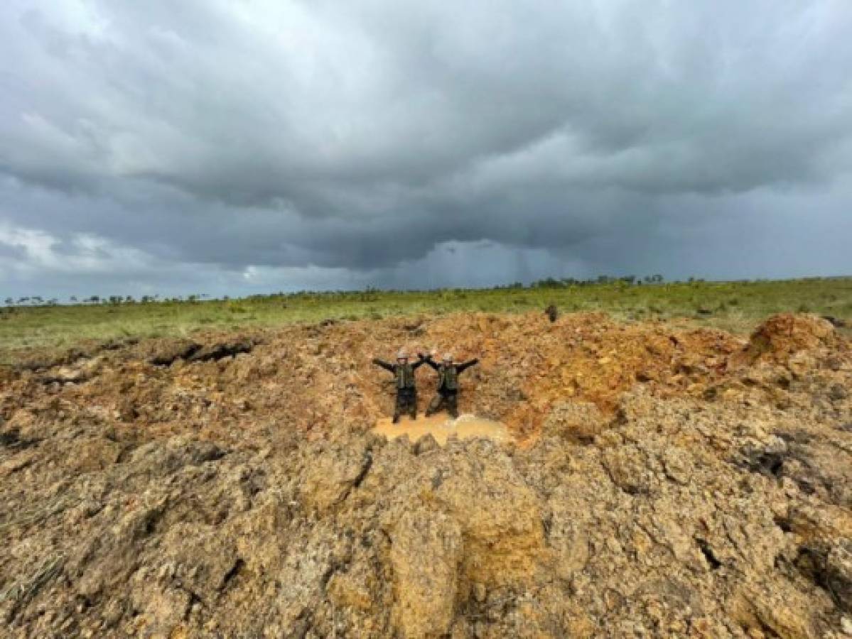 Nueva narcopista fue destruida por militares en Gracias a Dios