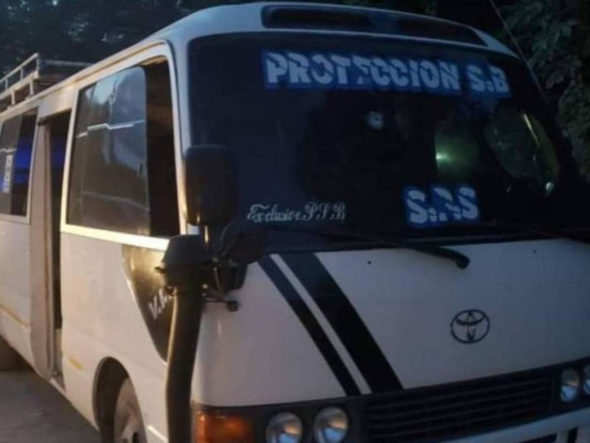 Caen tres hombres vinculados al crimen de conductor de bus en Copán