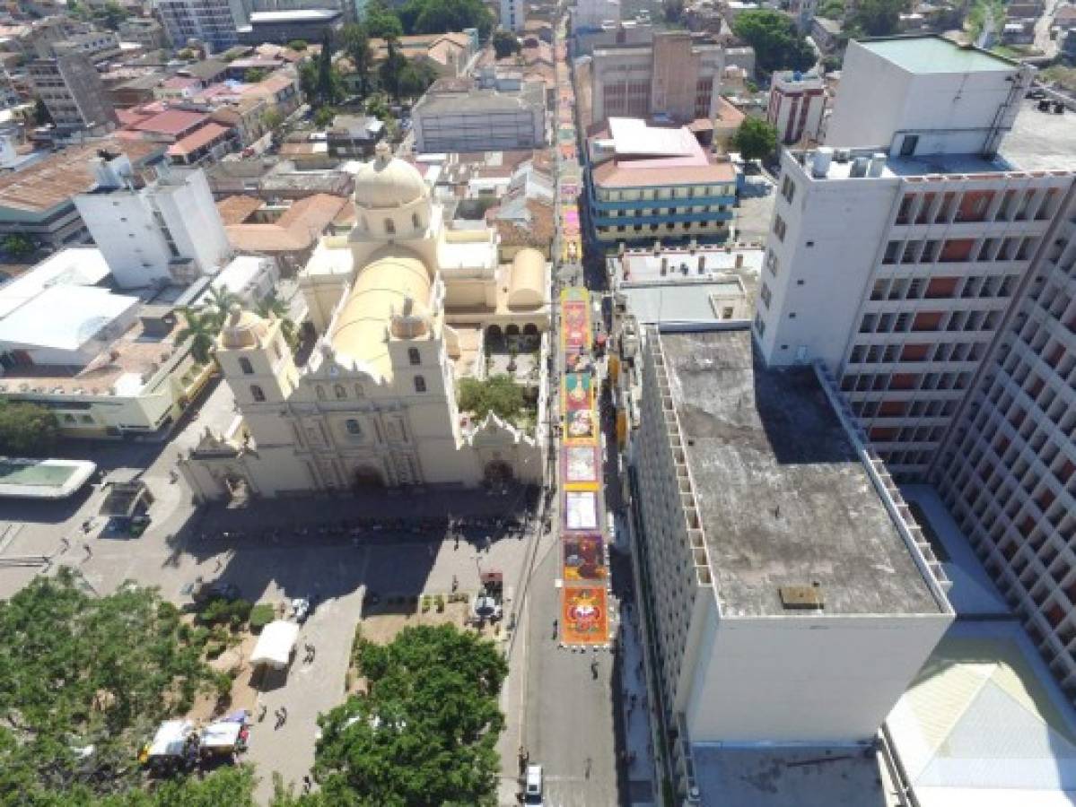 VIDEO: Con alfombras de Semana Santa, EL HERALDO estrena drone