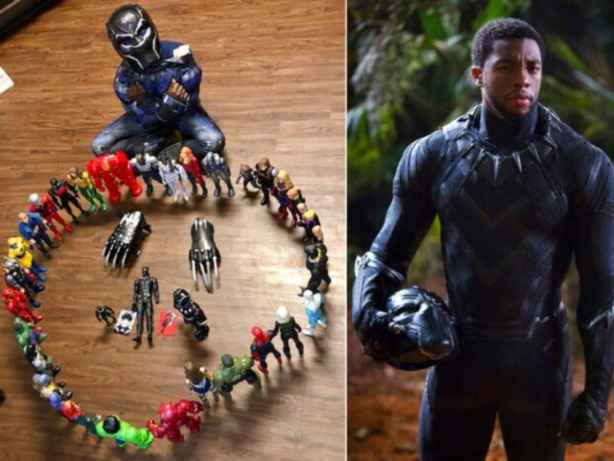 Niños rinden tributo a Black Panther con funerales simbólicos