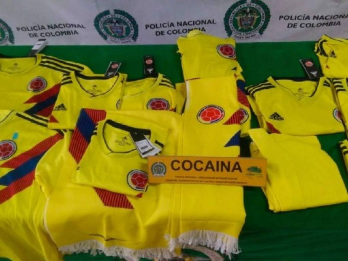 Descubren camisetas de la Selección Colombia iban llenas de cocaína