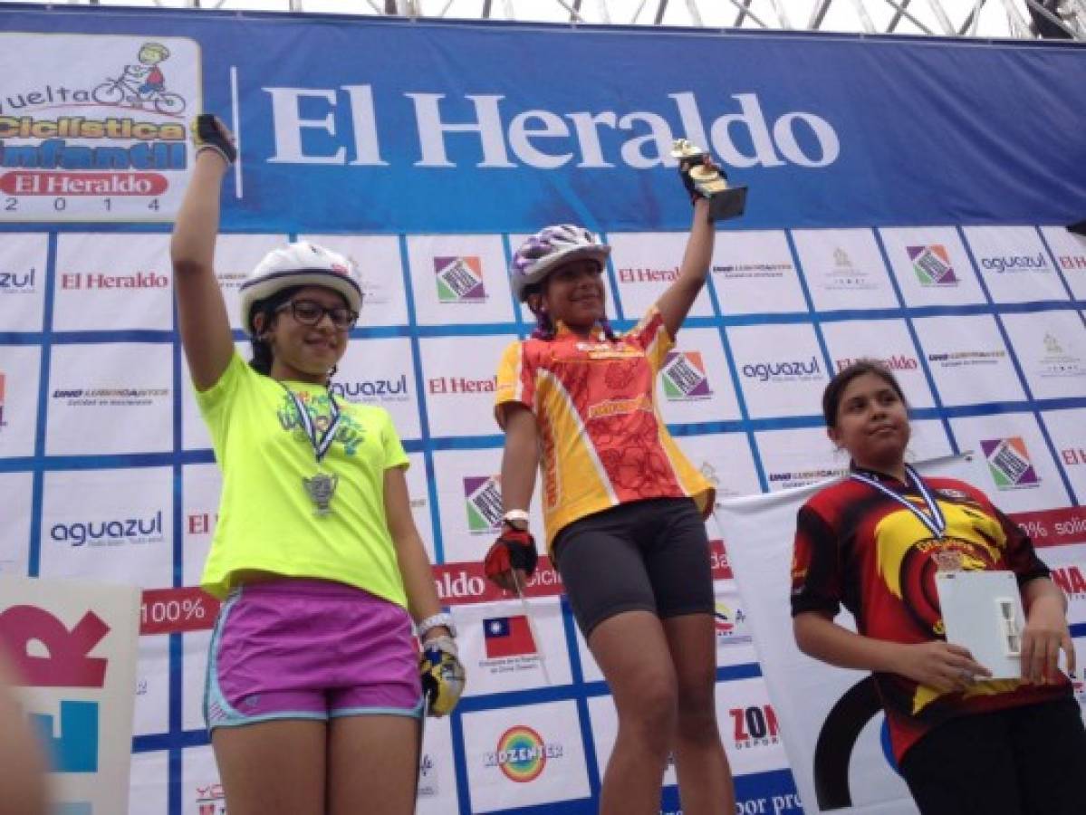 II Vuelta Ciclística Infantil: Ganadores y sus tiempos