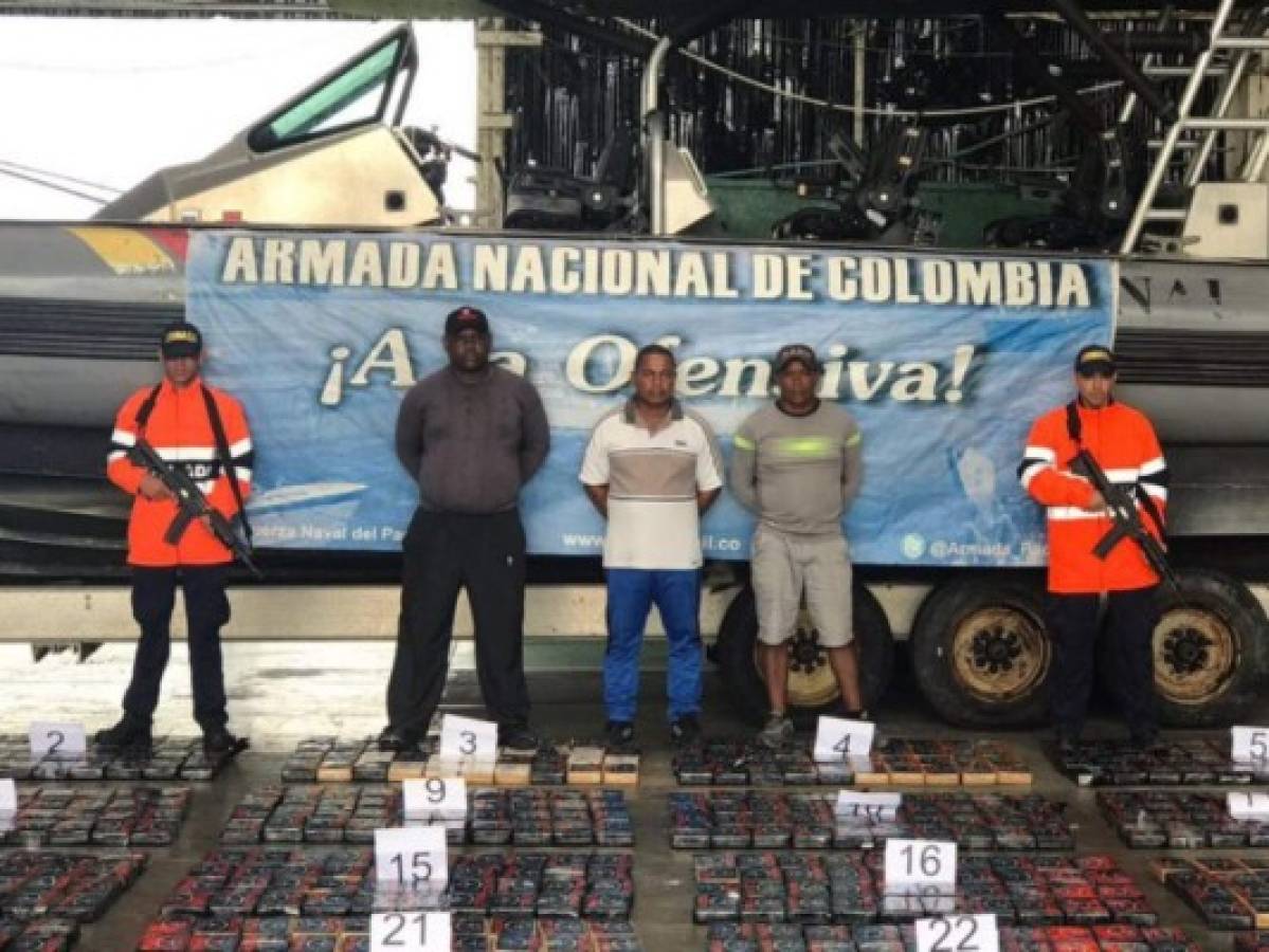 Colombia: Incautan grandes toneladas de cocaína con rumbo a Centroamérica