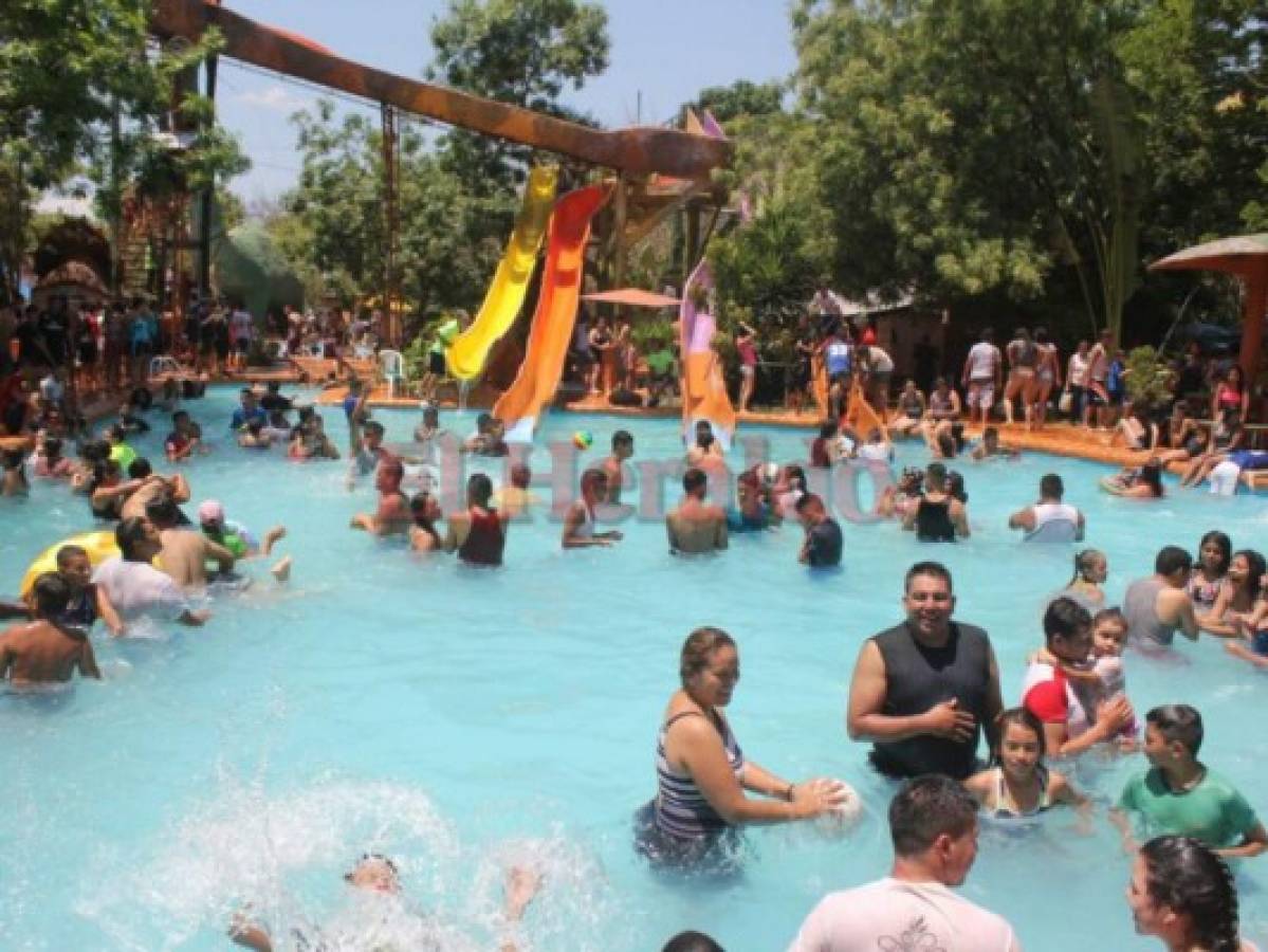 Sol, agua y diversión, el ambiente que se disfruta en balnearios de  Comayagua