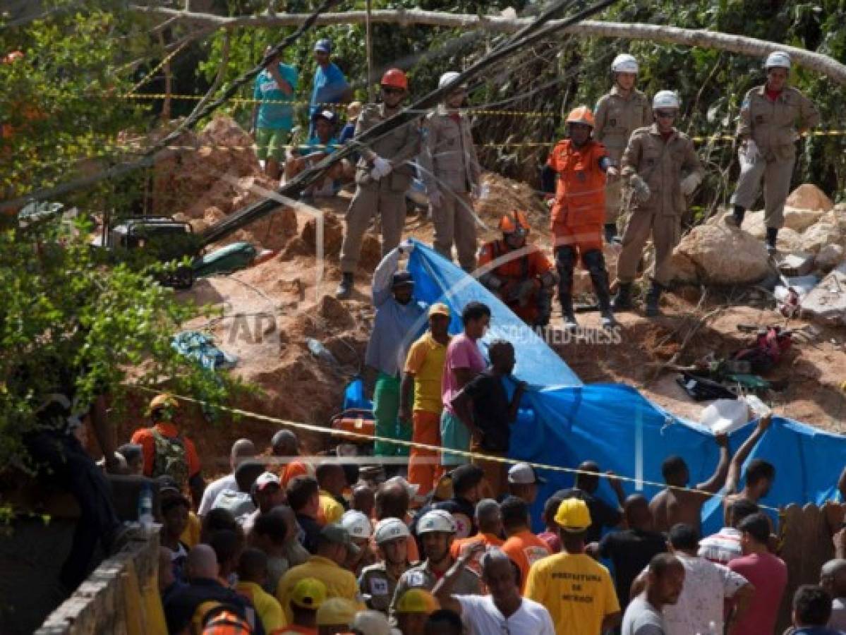 Catorce muertos deja deslizamiento en una ciudad de Brasil