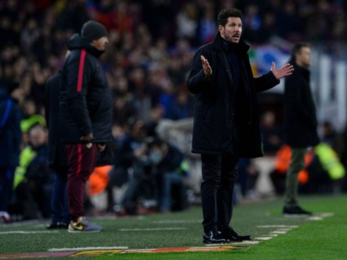 Simeone: El Barcelona solo ha sido superior a nosotros por un gol