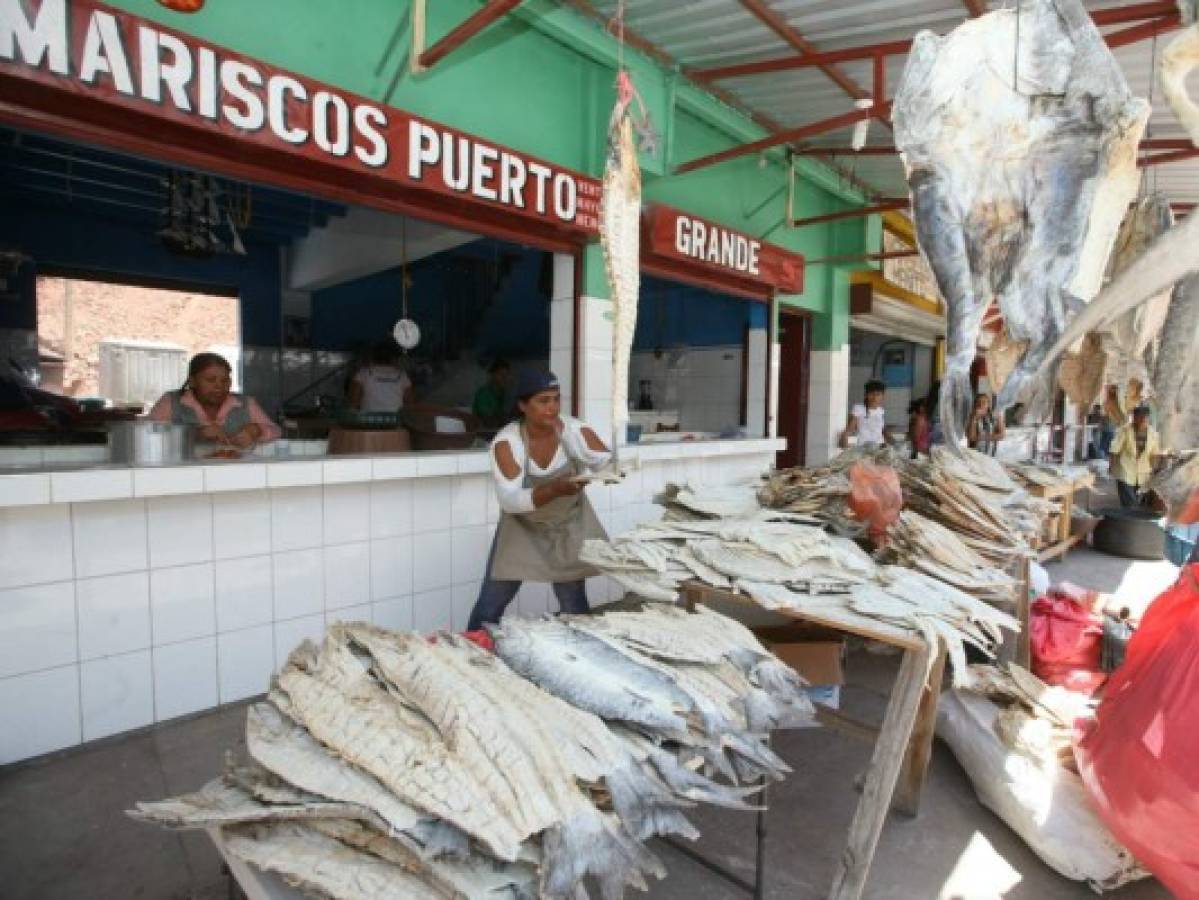 Se dispara la venta de mariscos en la capital de Honduras  