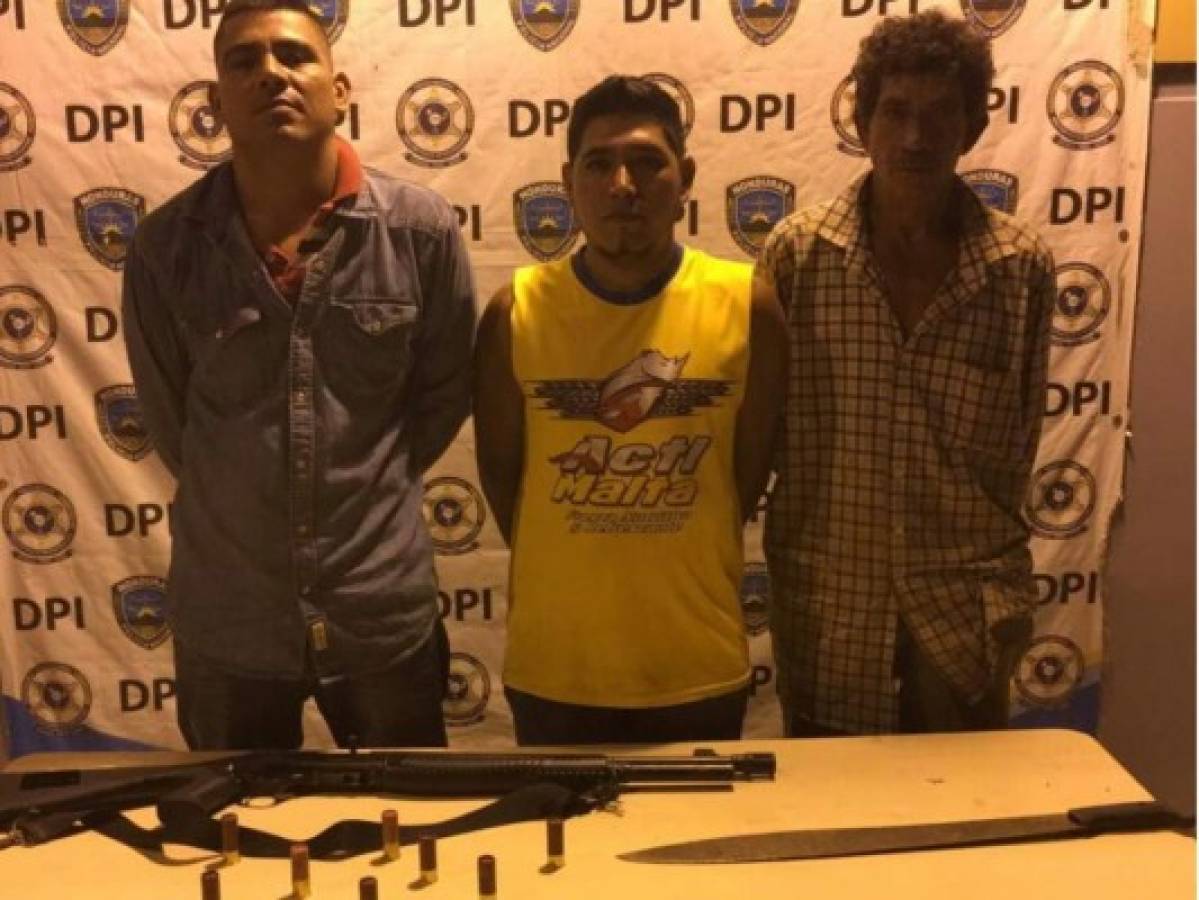 Con machetes y una arma es detenida la banda criminal 'Los Sarmientos' en Santa Bárbara