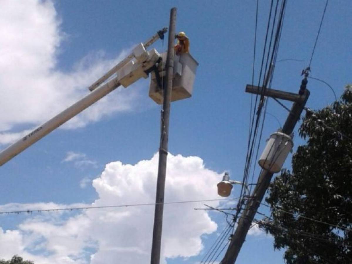 Listado de sectores que no tendrán energía eléctrica este jueves en Honduras