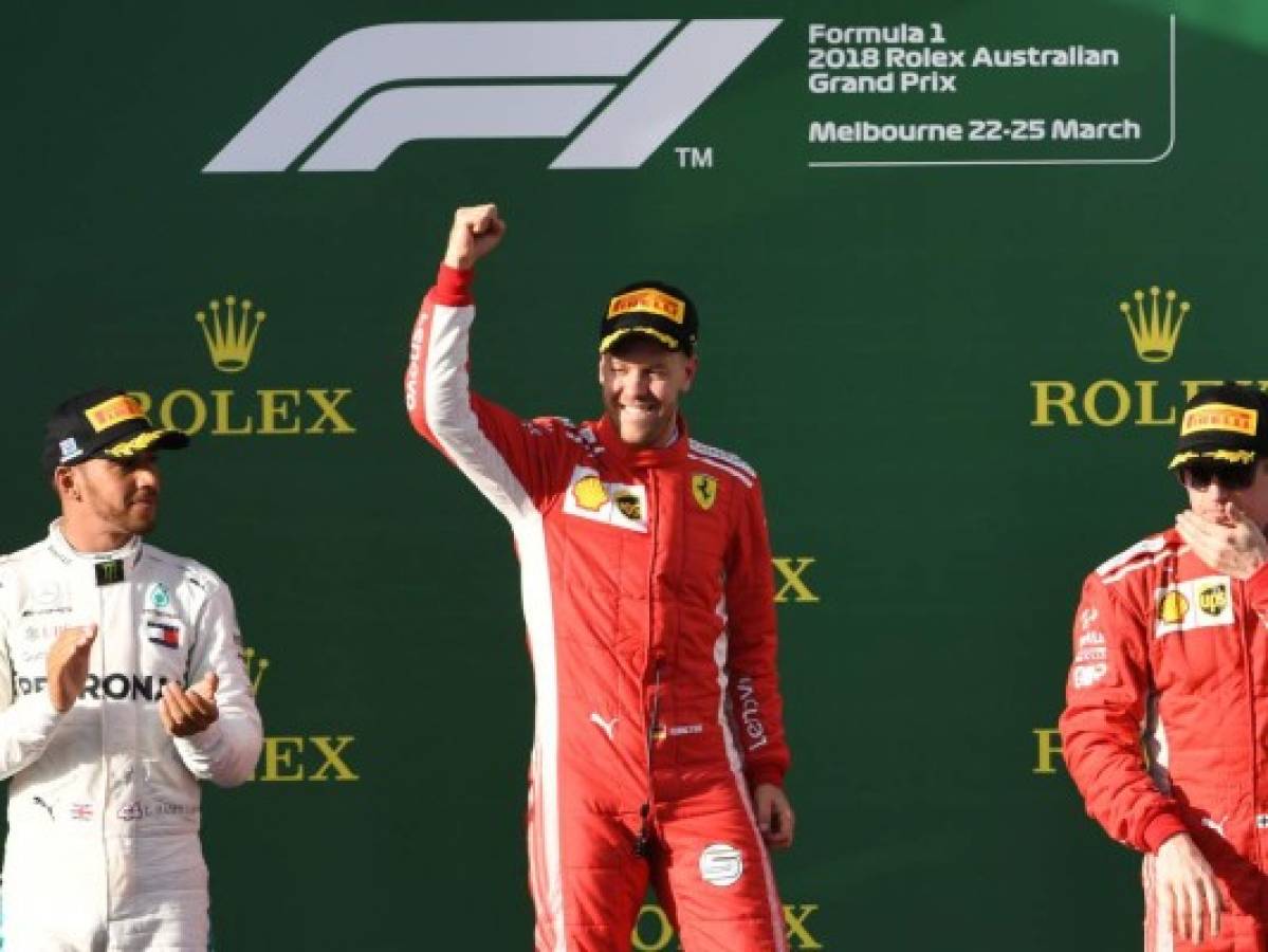 El alemán Sebastian Vettel se lleva el Gran Premio de Australia de F1