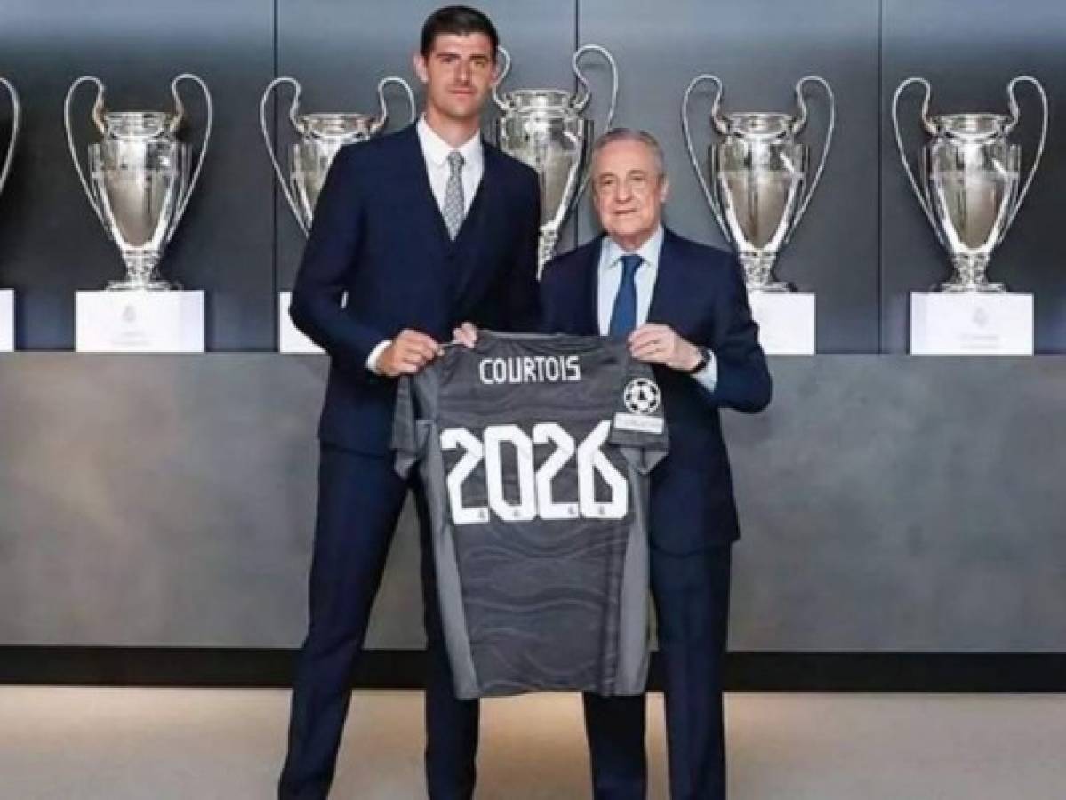 Courtois renueva hasta 2026 con el Real Madrid