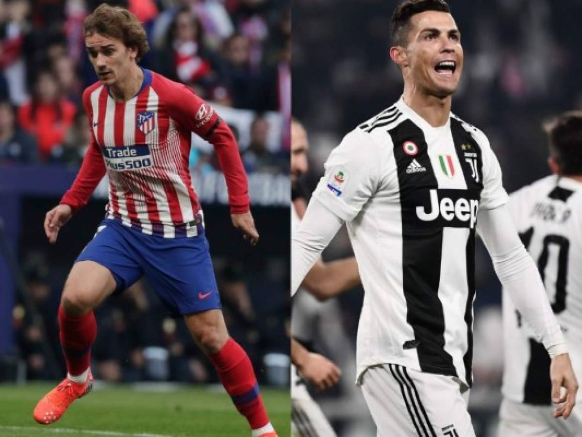 Griezmann-Ronaldo, duelo de artilleros en la cumbre en 'Champions'