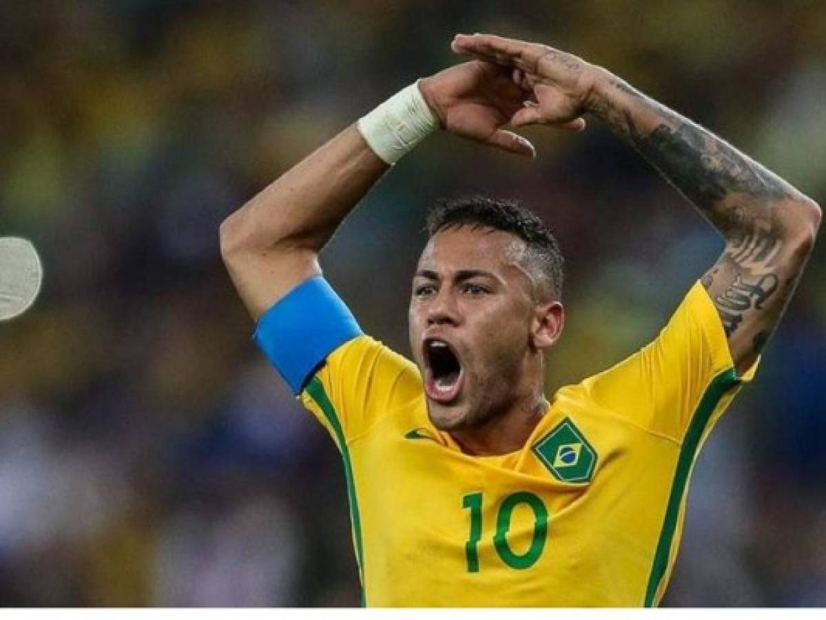 Neymar felicita a la selección de Brasil por la victoria 1-0 ante Alemania