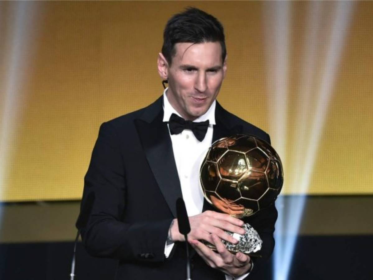 Argentino Lio Messi gana por quinta vez el Balón de Oro de la FIFA