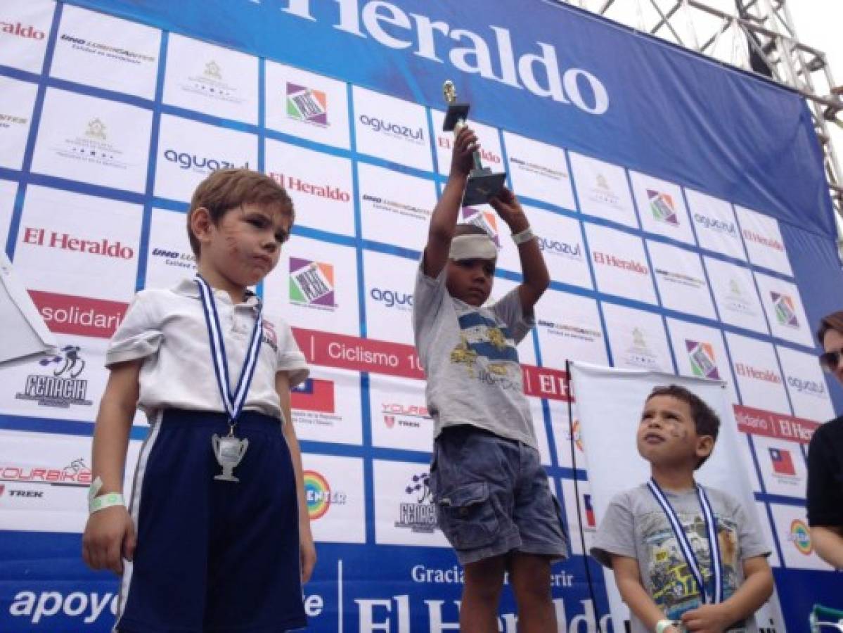 II Vuelta Ciclística Infantil: Ganadores y sus tiempos