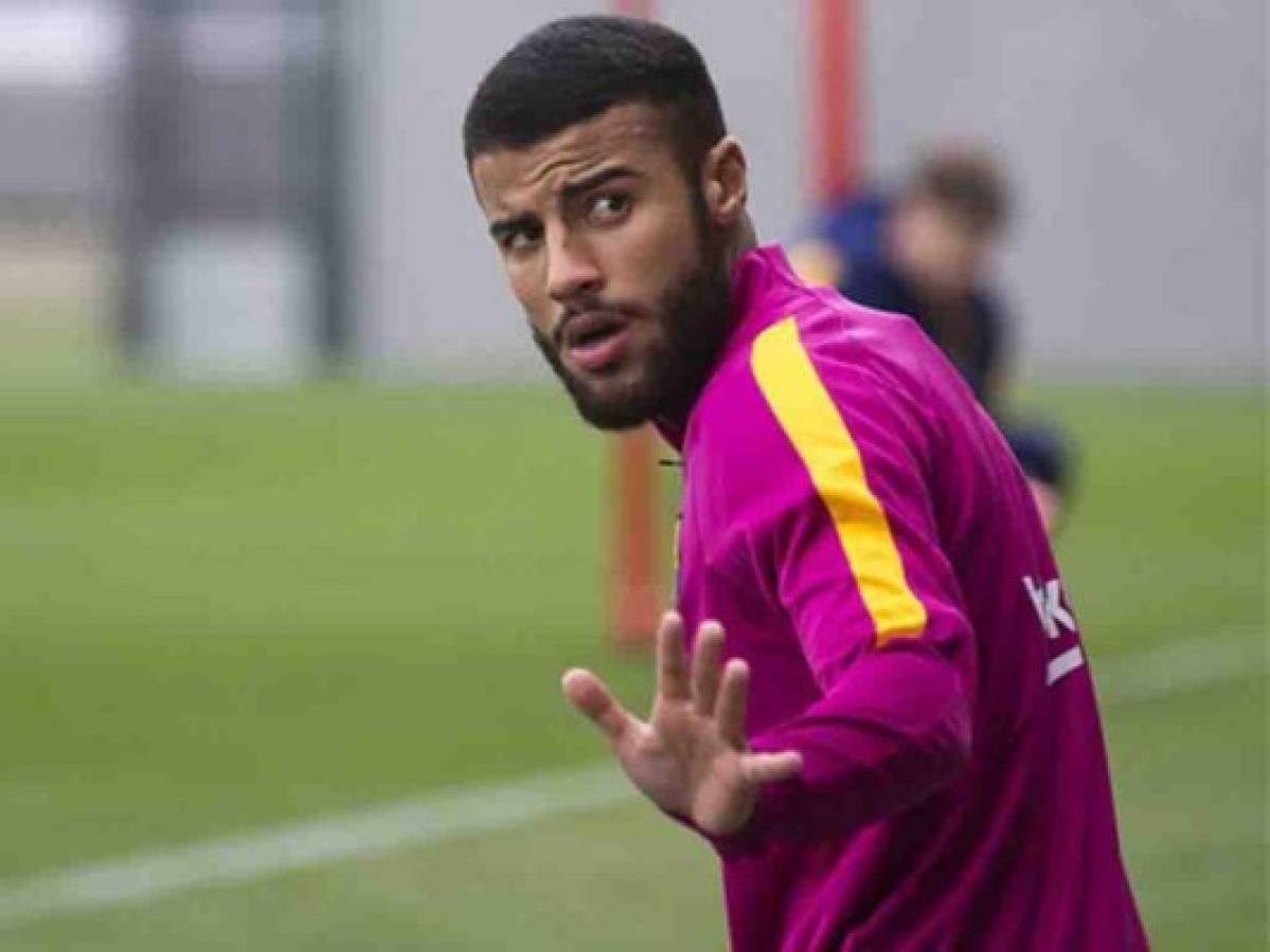 El barcelonista Rafinha, baja por problemas musculares