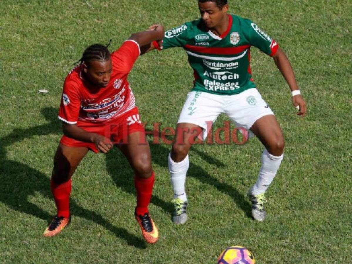 Marathón derrotó 2-0 a Real Sociedad en el estadio Yankel Rosenthal