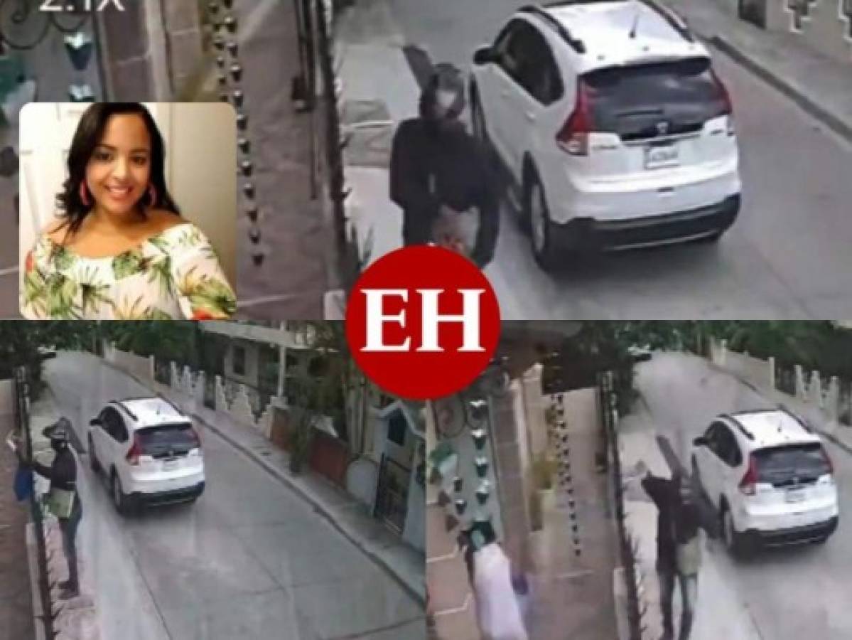 VIDEO: Mujer salió a recibir un ramo de flores, fue rociada con ácido y murió