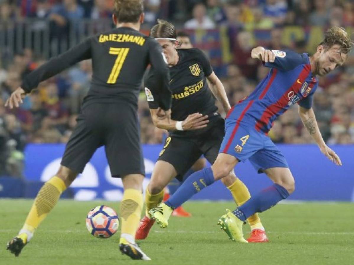 Barcelona y Atlético empatan 1-1 en duelo de gigante