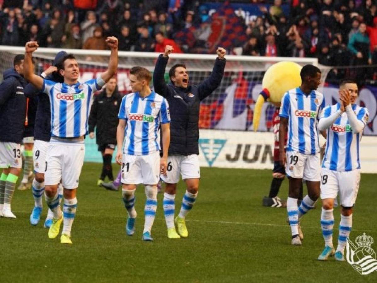 Real Sociedad se cuela en zona 'Champions' tras ganar a Osasuna