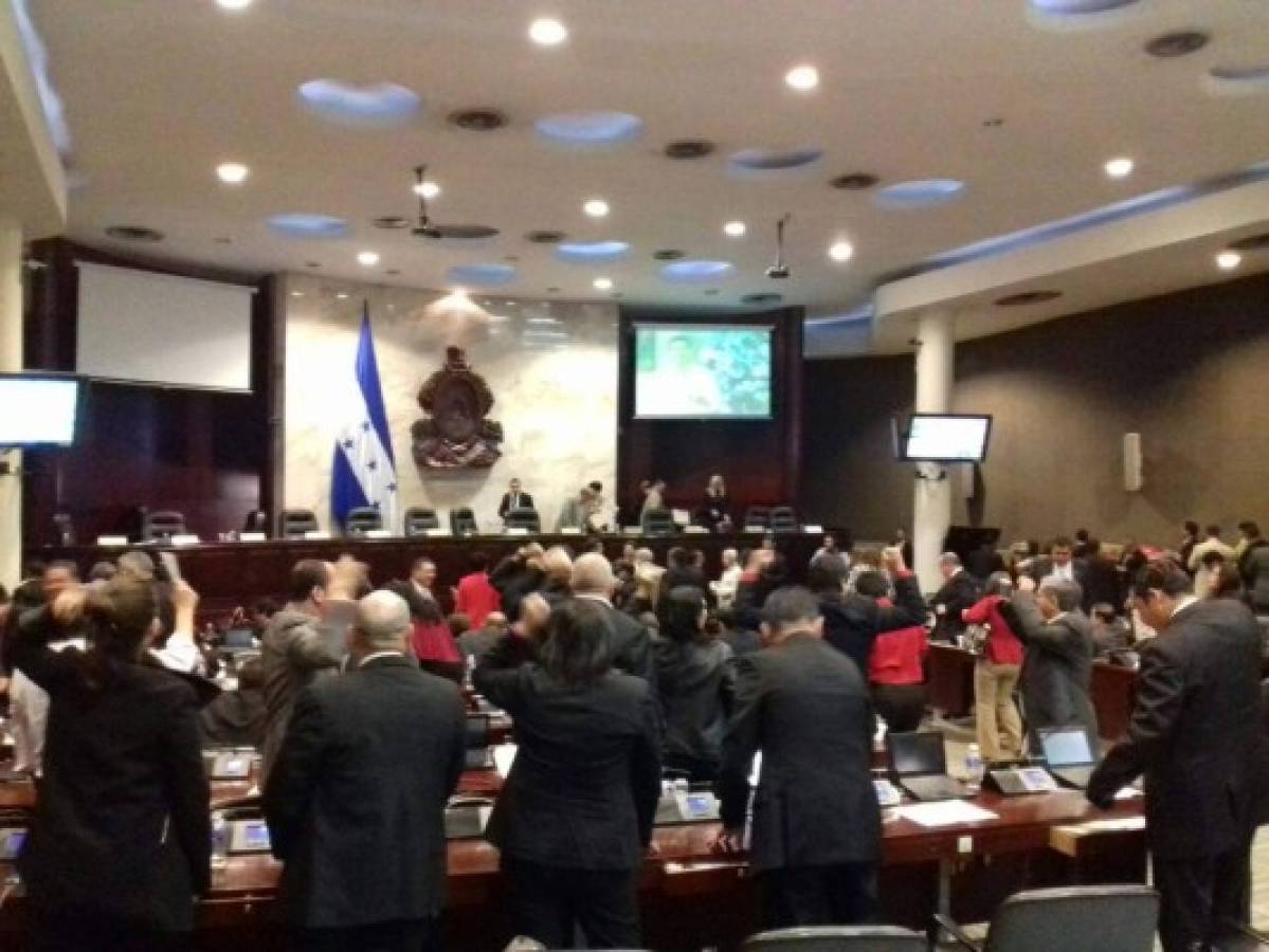 CN: Intercambio de palabras entre diputados opositores y oficialistas por inscripción de JOH