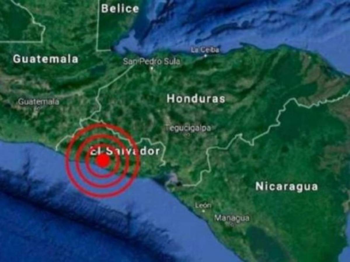 Sismo de magnitud 5,2 grados sacude parte de El Salvador