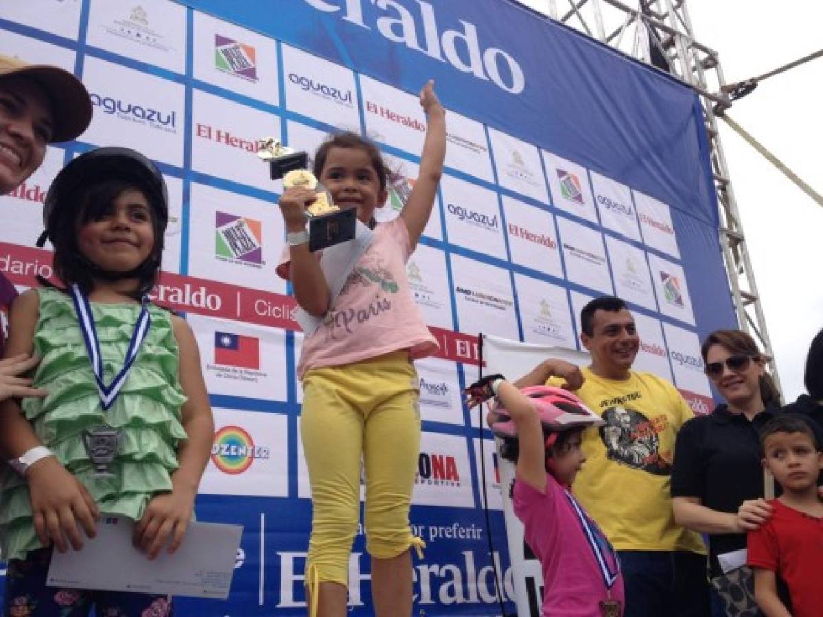 II Vuelta Ciclística Infantil: Ganadores y sus tiempos