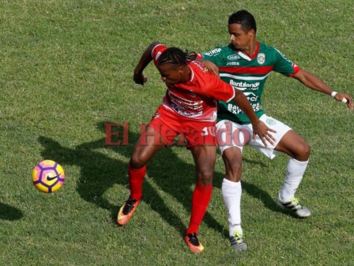 Marathón derrotó 2-0 a Real Sociedad en el estadio Yankel Rosenthal