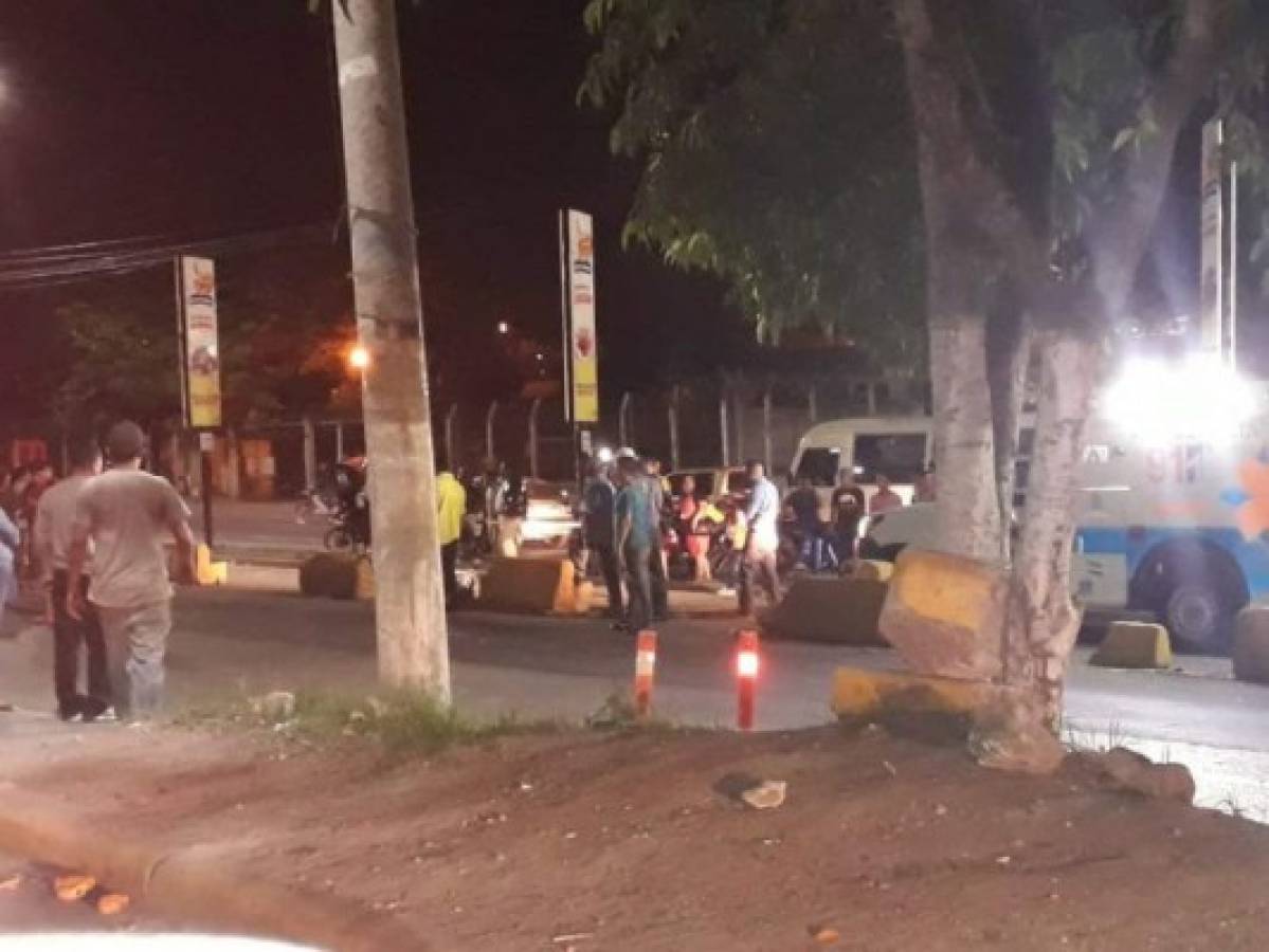 Un muerto y una persona herida deja accidente vial en la capital de Honduras