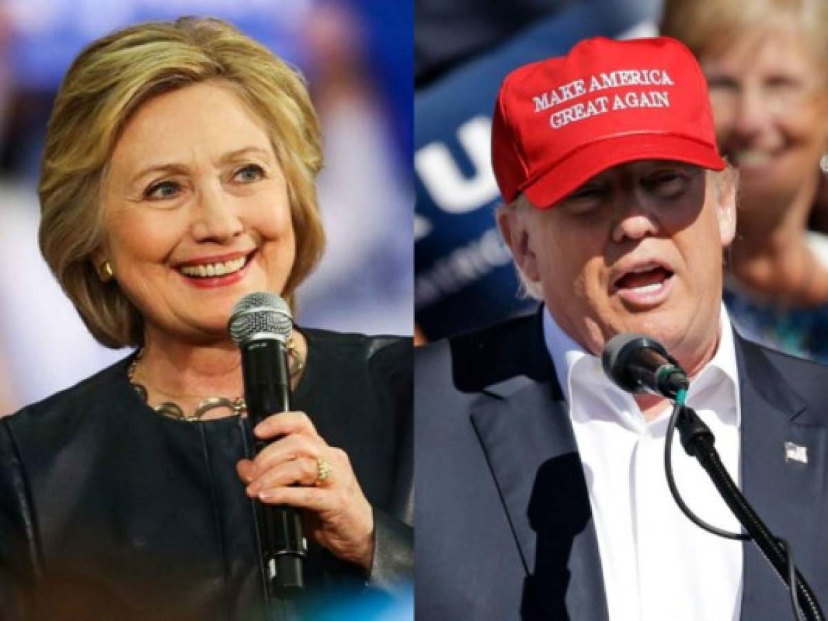 Donald Trump y Hillary Clinton en guerra en Twitter