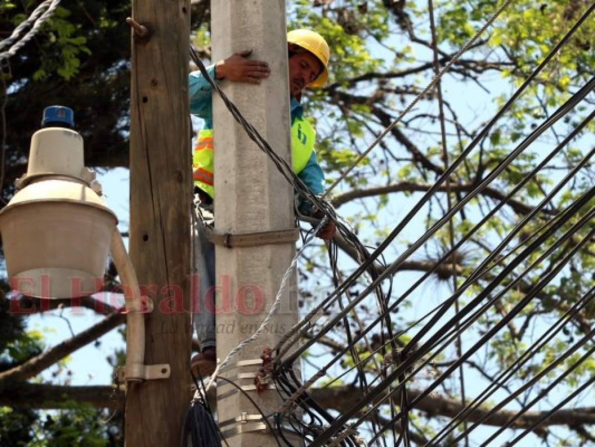 Colonias de la capital y San Pedro Sula que estarán sin energía eléctrica este jueves 23 de mayo