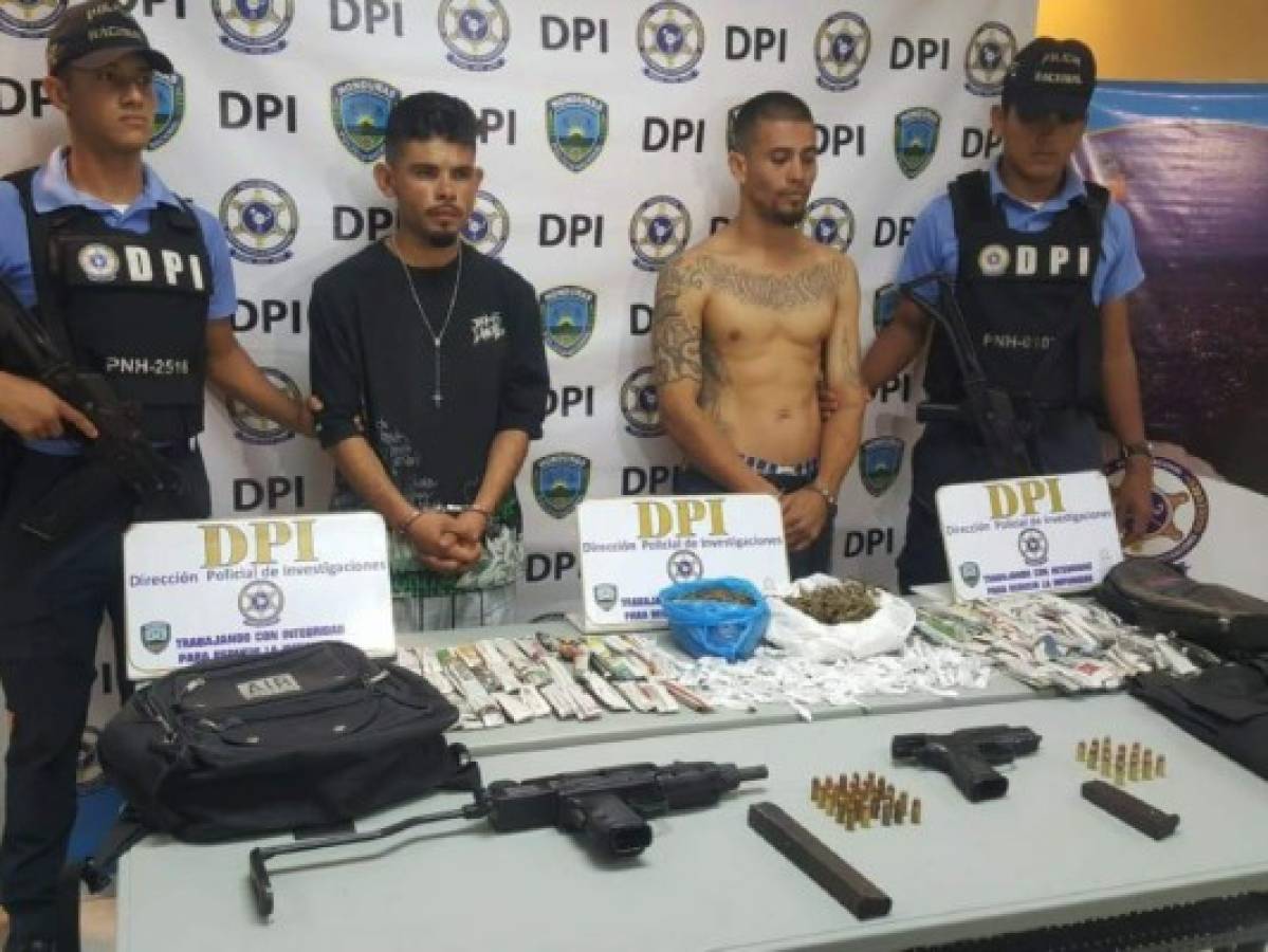 Capturan a 'La Calaca' y 'El Terrible', supuestos cabecillas de la MS-13 en la capital de Honduras