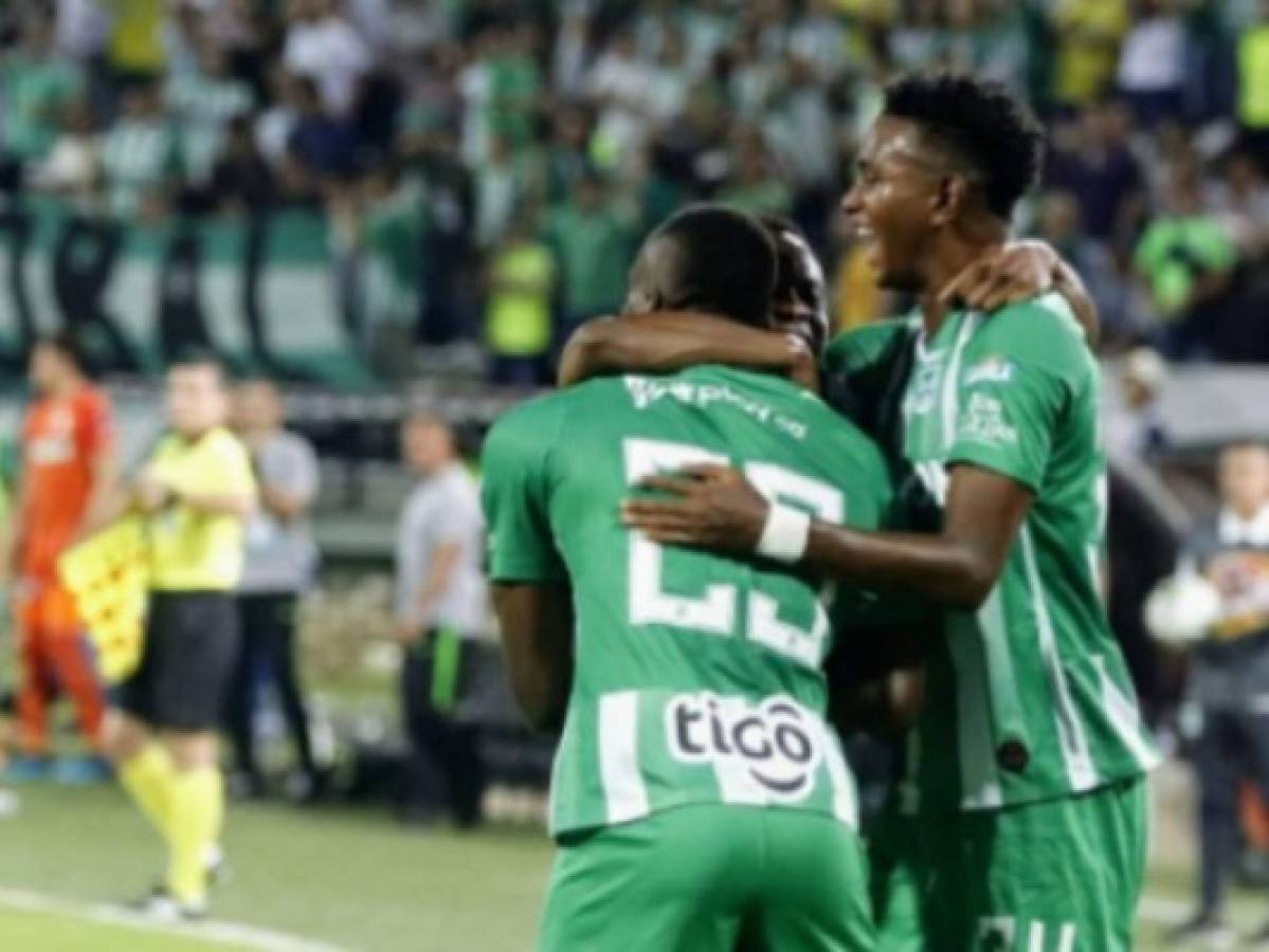 Atlético Nacional con 10 gana 3-1 a Unión Magdalena en Colombia