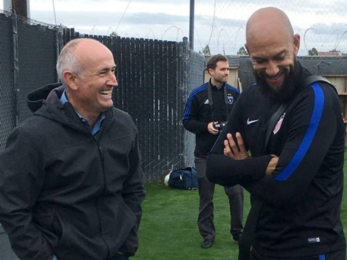 La selección de Estados Unidos entrena de cara al juego contra Honduras