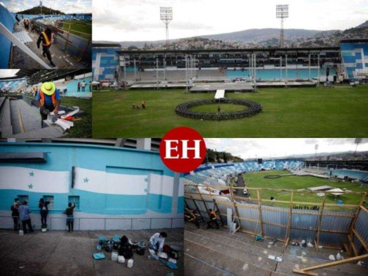 Dan últimos retoques al Estadio Nacional para toma de posesión (FOTOS)