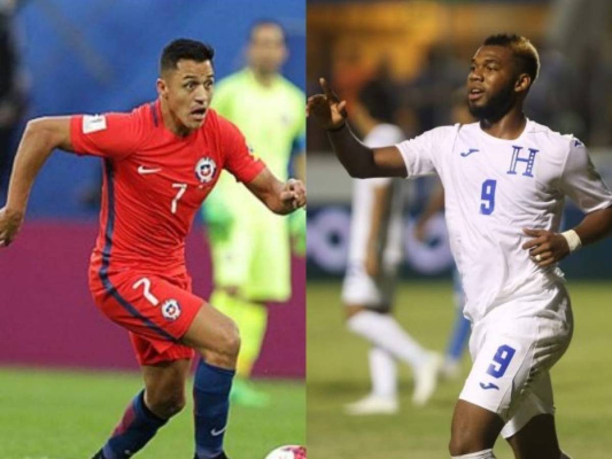 Hora del partido Honduras vs Chile este martes en San Pedro Sula