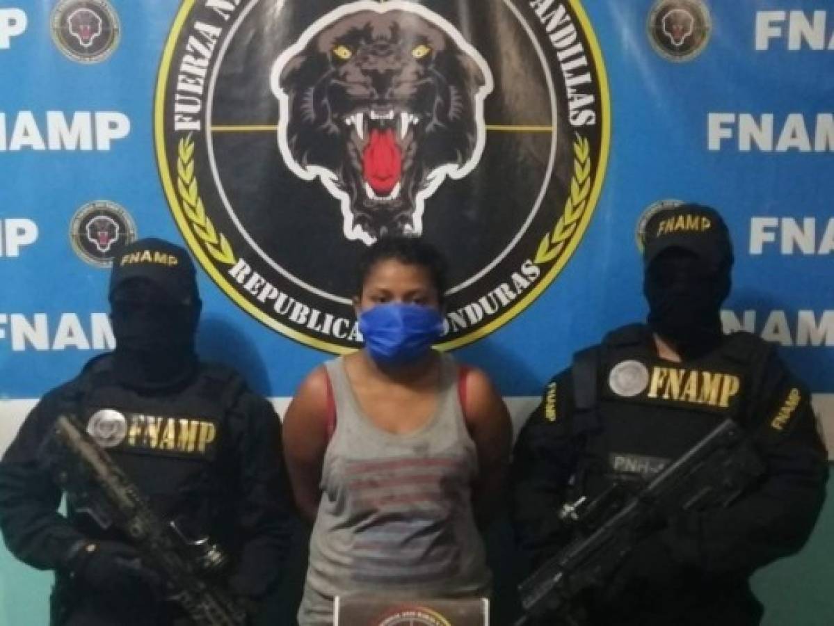 Capturan a supuesta extorsionadora de la pandilla 18 en La Ceiba