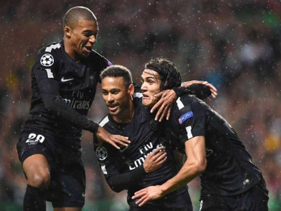 El trío Neymar-Mbappé-Cavani aterriza en Europa con una goleada