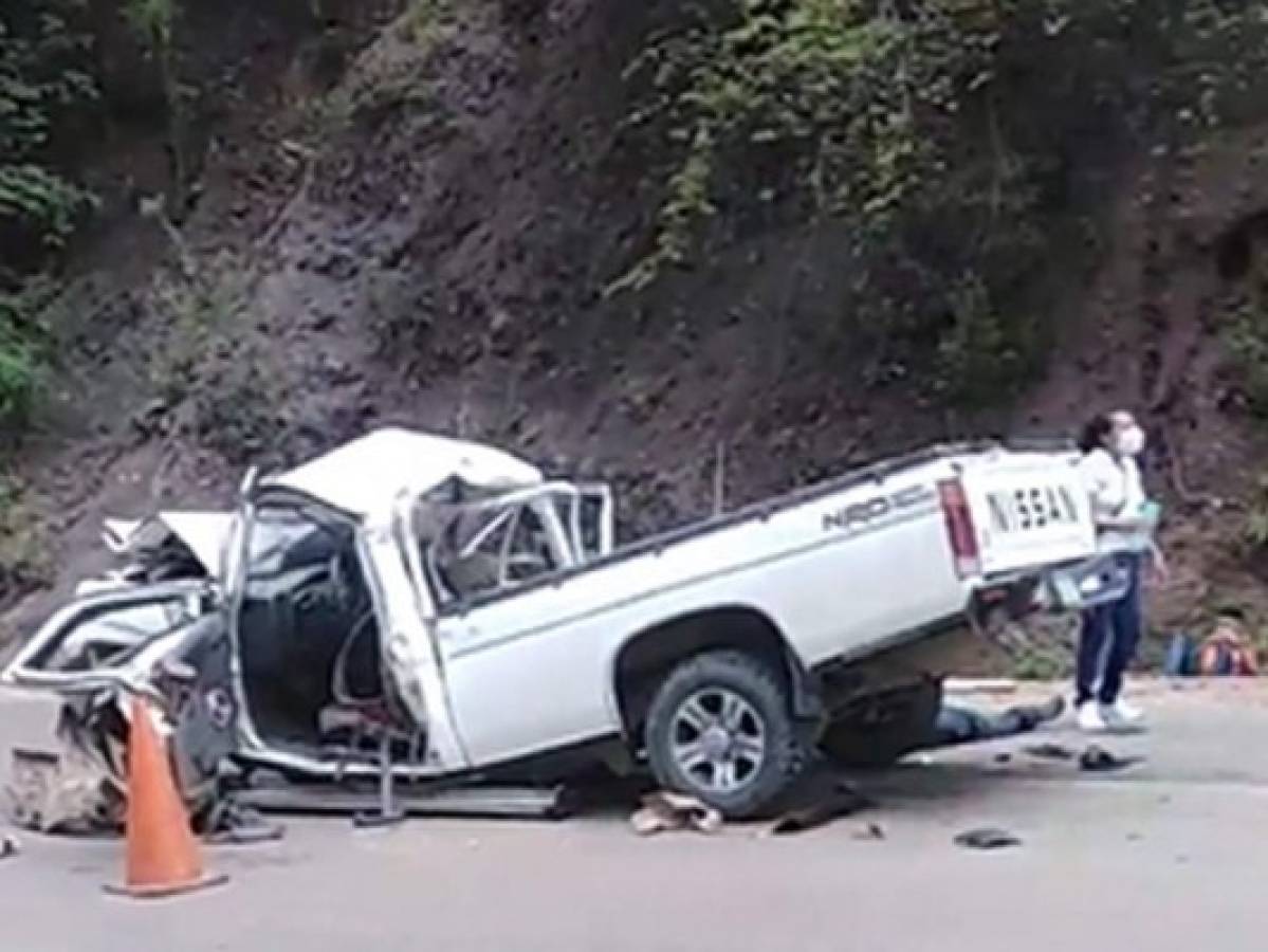 En fatal accidente muere una niña y al menos ocho más resultan heridos en Danlí